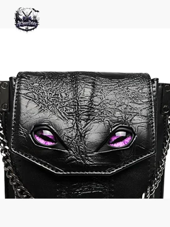 Small Crossbody Bag PU Leather Adjustable Strap Festival Costume Accessory - Picture 2 of 7